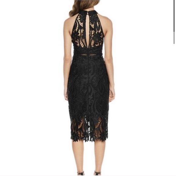 NWOT Bardot Isa Lace Halter Dress - Picture 2 of 8